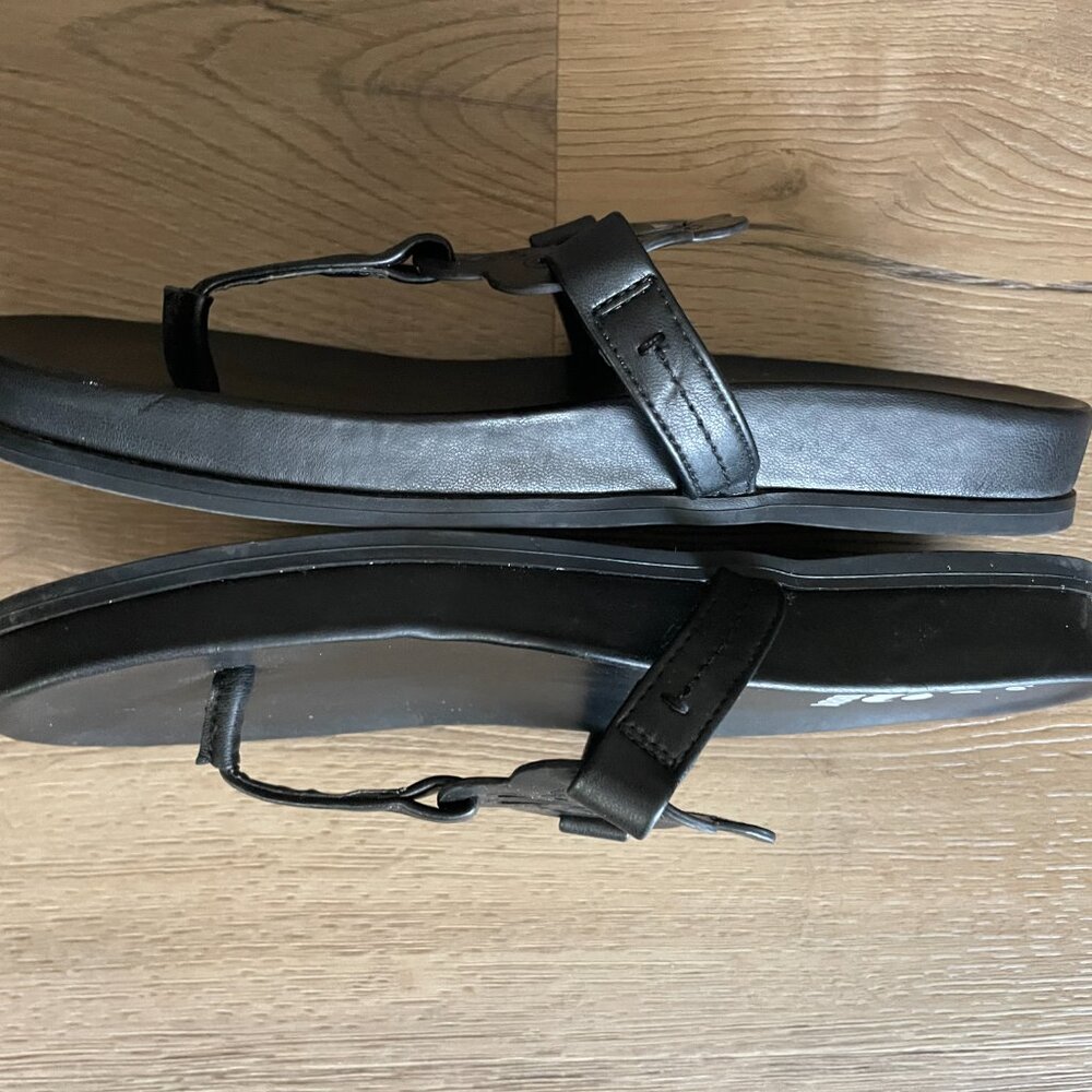 Sam & Libby Flip Flops Women's Size 10 Black Alexandra Thongs Summer Beach! - Picture 6 of 9